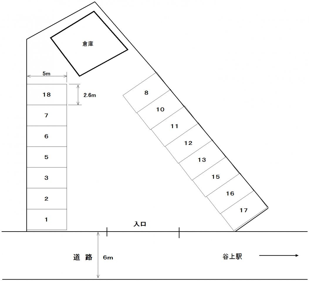 丸山駐車場　配置図