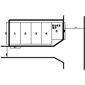 すずらんモータープール　配置図